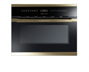 Kppersbusch EDG 6551.0 J4 Schwarz, Design Gold, Einbau-Kombidampfgarer, mit 5 Jahren Garantie