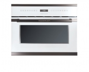 Kppersbusch EDG 6551.0 W2 Wei, Design Black Chrome, Einbau-Kombidampfgarer, mit 5 Jahren Garantie