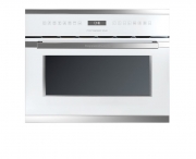 Kppersbusch EMWK 6551.0 W3 Wei, Design Silver Chrome, Einbau-Kompaktbackofen mit integrierter Mikrowelle, mit 5 Jahren Garantie