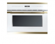 Kppersbusch EMWK 6551.0 W4 Wei, Design Gold, Einbau-Kompaktbackofen mit integrierter Mikrowelle, mit 5 Jahren Garantie