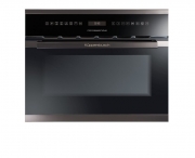 Kppersbusch EMWK 6551.0 J2 Schwarz, Design Black Chrome, Einbau-Kompaktbackofen mit integrierter Mikrowelle, mit 5 Jahren Garantie