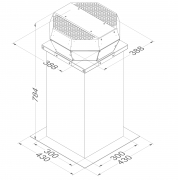 Novy Flachdachmotor 755999, externer Motor, mit 5 Jahren Garantie