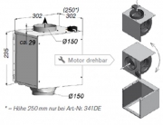 Novy CUBIC-Wrfelmotor 340DE, externer Motor, mit 5 Jahren Garantie