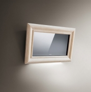 Elica Amelie WOODWH/F/85 Wandhaube, weisses Holz, PRF0098371