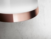 Elica Summilux COPPER/F/50 Inselhaube, Glas Wei und Kupfer, PRF0120792A. Mit 5 Jahren Garantie!