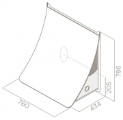 Elica Nuage DRYWALL/F/75 Wandhaube, PRF0096484
