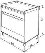 SMEG SCD90IMX9 Elektrostandherd, Induktion, Edelstahl, 90 cm, Energieeffizienzklasse B, mit 5 Jahren Garantie!