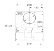 Novy Touch Lfterbaustein 897, Hartglasoberflche, mit 5 Jahren Garantie