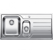 Blanco Median Einbausple 6 S-IF Flachrand, Becken links, 518452