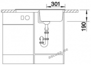 Blanco Nova 45 S Silgranit PuraDur, Farbe wei, 510438