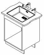 Eisinger Design-Line EDX 210 50, Edelstahl, mit Stsselventil D-Waste, 127.0200.224