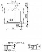 Eisinger Design-Line EDX 210 50, Edelstahl, mit Stopfenventil, 122.0262.469