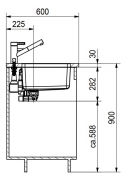 Eisinger Pure-Line, Edelstahl, PUX 110 55 mit Stopfenventil, 122.0204.296