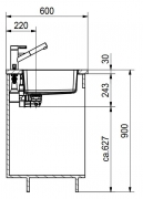 Eisinger Pure-Line, Edelstahl, PUX 210 50 mit Stopfenventil, 127.0204.304