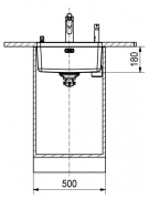 Eisinger Pure-Line, Edelstahl, PUX 210 45 mit Stopfenventil, 127.0204.303