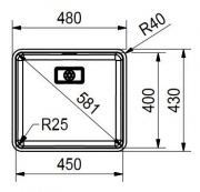 Eisinger Pure-Line, Edelstahl, PUX 210 45 mit Stopfenventil, 127.0204.303