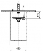 Eisinger Pure-Line, Edelstahl, PUX 110 34, Stsselventil inkl. Bettigungsknopf, 122.0199.638