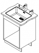 Eisinger Pure-Line, Edelstahl, PUX 210 55 mit Stsselventil inkl. Bettigungsknopf, 127.0199.567