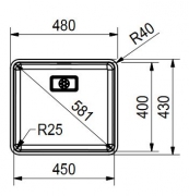 Eisinger Pure-Line, Edelstahl, PUX 110 45 mit Stsselventil inkl. Bettigungsknopf, 122.0199.612