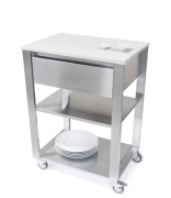 Jokodomus Kchenwagen Cun, Corian wei, 660701