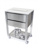 Jokodomus Kchenwagen Cun, Corian wei, 660702