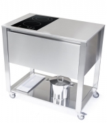 Jokodomus Induktion Kchenwagen, Edelstahl, 669141