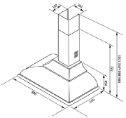 SMEG KC19RAE Dekorwandhaube, Kupfer-Antik, EEA: A, 90cm, mit 5 Jahren Garantie!