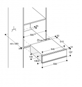 Gaggenau DVP 221 100, Vakuumierschublade Serie 200, Anthrazit. Mit 5 Jahren Garantie!