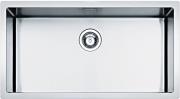 SMEG LFT77 Einbausple Flachrahmen, Edelstahl, 77 cm