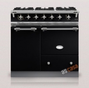 Lacanche Bussy Classic, Kochstation, 90 cm, Farbe Schwarz, mit 5 Jahren Garantie!