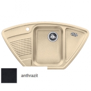 Blanco Classic 9 E Silgranit PuraDur, Ecksple, Farbe alumetallic, 521339