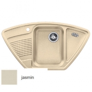 Blanco Classic 9 E Silgranit PuraDur, Ecksple, Farbe alumetallic, 521339