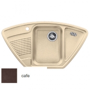 Blanco Classic 9 E Silgranit PuraDur, Ecksple, Farbe cafe, 521343
