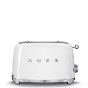 SMEG TSF01WHEU Toaster, 2 Scheiben, Farbe Schneewei