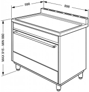 SMEG C9IMX9 Kombi-Standherd, Edelstahl, Induktion, 90 cm, Energieeffizienzklasse A, mit 5 Jahren Garantie!