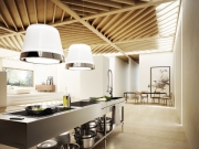 Elica Summilux IX/F/50 Inselhaube, Glas Wei und Chrom, PRF0116538A. Mit 5 Jahren Garantie!