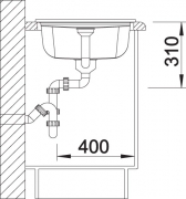 Blancoidessa 5 S Keramik, Farbe schwarz, 516082