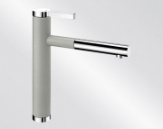 Blancolinee-S Silgranit-Look, Farbe perlgrau/chrom, 520745