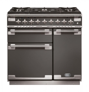 Falcon Elise 90, Range Cooker, Gaskochfeld, 90 cm, Farbe Slate, mit 5 Jahren Garantie!