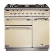 Falcon Elise 90, Range Cooker, Gaskochfeld, 90 cm, Farbe Cream, mit 5 Jahren Garantie!