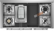 Steel Genesi 120, Rangecooker, 120 cm, Combisteam, Farbe Anthrazit, G12SF-4BFAN, mit 5 Jahren Garantie!