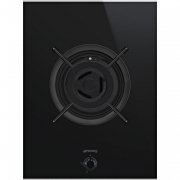 SMEG PV631CNXDE Gas-Glaskeramikkochfeld, Schwarz, 38 cm, mit 5 Jahren Garantie!