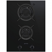 SMEG PV632CNXDE Gas-Glaskeramikkochfeld, Schwarz, 38 cm, mit 5 Jahren Garantie!