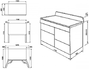 SMEG TR4110IRW Kochzentrum, Induktionskochmulde, Weinrot, 110 cm, EEK: A/A, mit 5 Jahren Garantie!