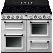 SMEG TR4110IRW Kochzentrum, Induktionskochmulde, Weinrot, 110 cm, EEK: A/A, mit 5 Jahren Garantie!