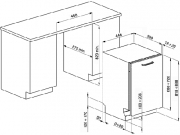 SMEG STA4525 Geschirrspler 45 cm, vollintegrierbar, Energieeffizienz A++, mit 5 Jahren Garantie!