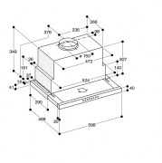 Gaggenau AF 210 161, Flachschirm-Haube Serie 200, Edelstahl, 60 cm. Mit 5 Jahren Garantie!