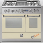 Steel Genesi 100, Rangecooker, 100 cm, Combisteam, Farbe Creme, G10SF-4TCR, mit 5 Jahren Garantie!