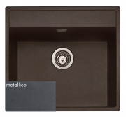 Naber Angola 56, Einbausple, granit metallico, 1106023