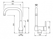 Linea Drizza Fensterarmatur, chrom, Hochdruck, 5011076